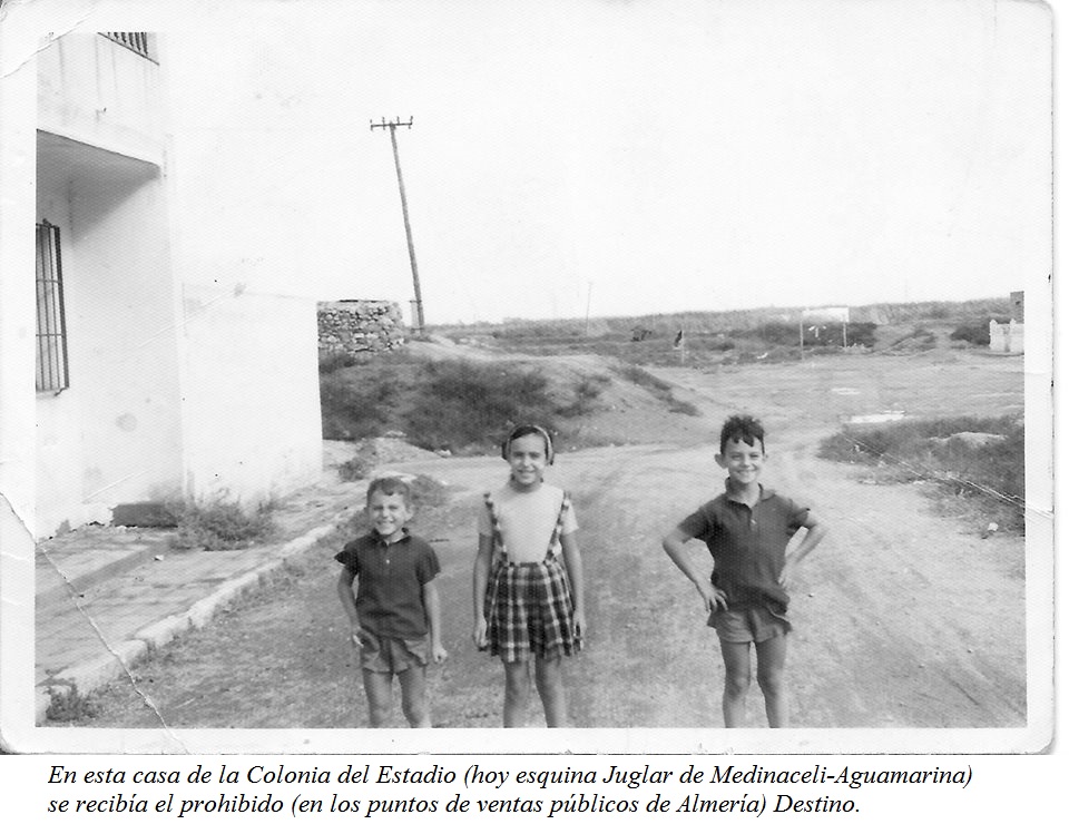Casa donde se leía Destino en Almería en los 1960