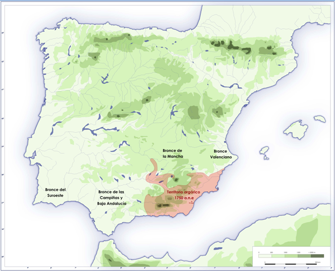 Mapa cultura argarica