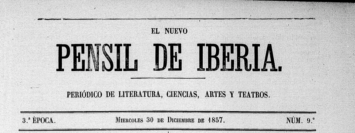El Pensil de Iberia. 1857
