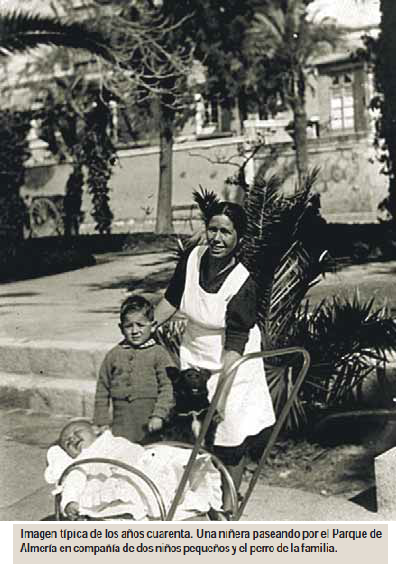 Sirvientas en Almería años 1940